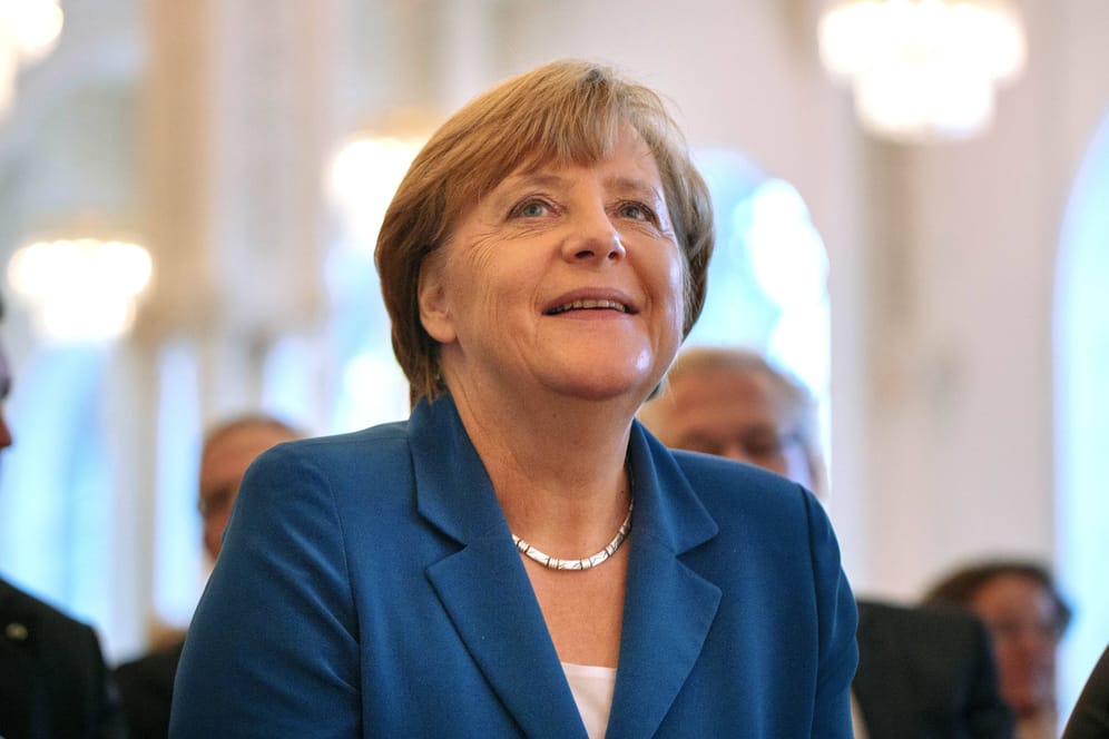 Angela Merkel: Die damalige Kanzlerin beim Festakt zum 70-jährigen Bestehen der CDU in NRW.