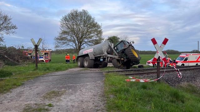 Unfall am Bahnübergang: Der 79-Jährige überlebte den Unfall nicht.