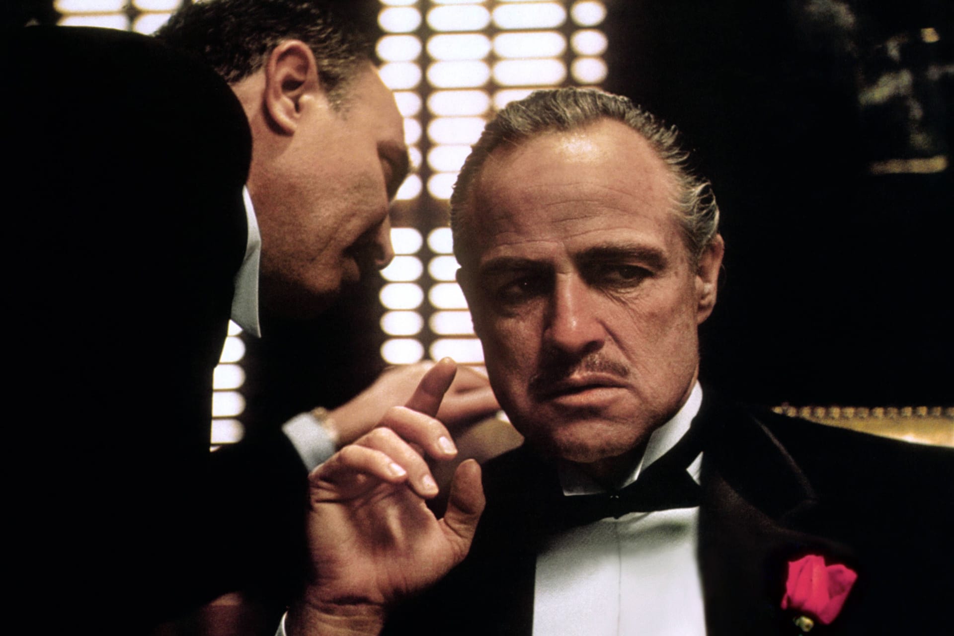 Marlon Brando als "Don" Vito Corleone in "Der Pate" 1972: Der Film machte Brando zur Legende – und die italienische Mafia.