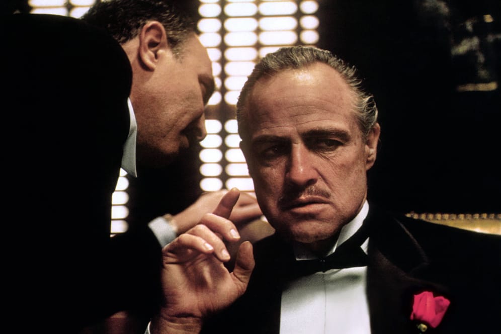Marlon Brando als "Don" Vito Corleone in "Der Pate" 1972: Der Film machte Brando zur Legende – und die italienische Mafia.