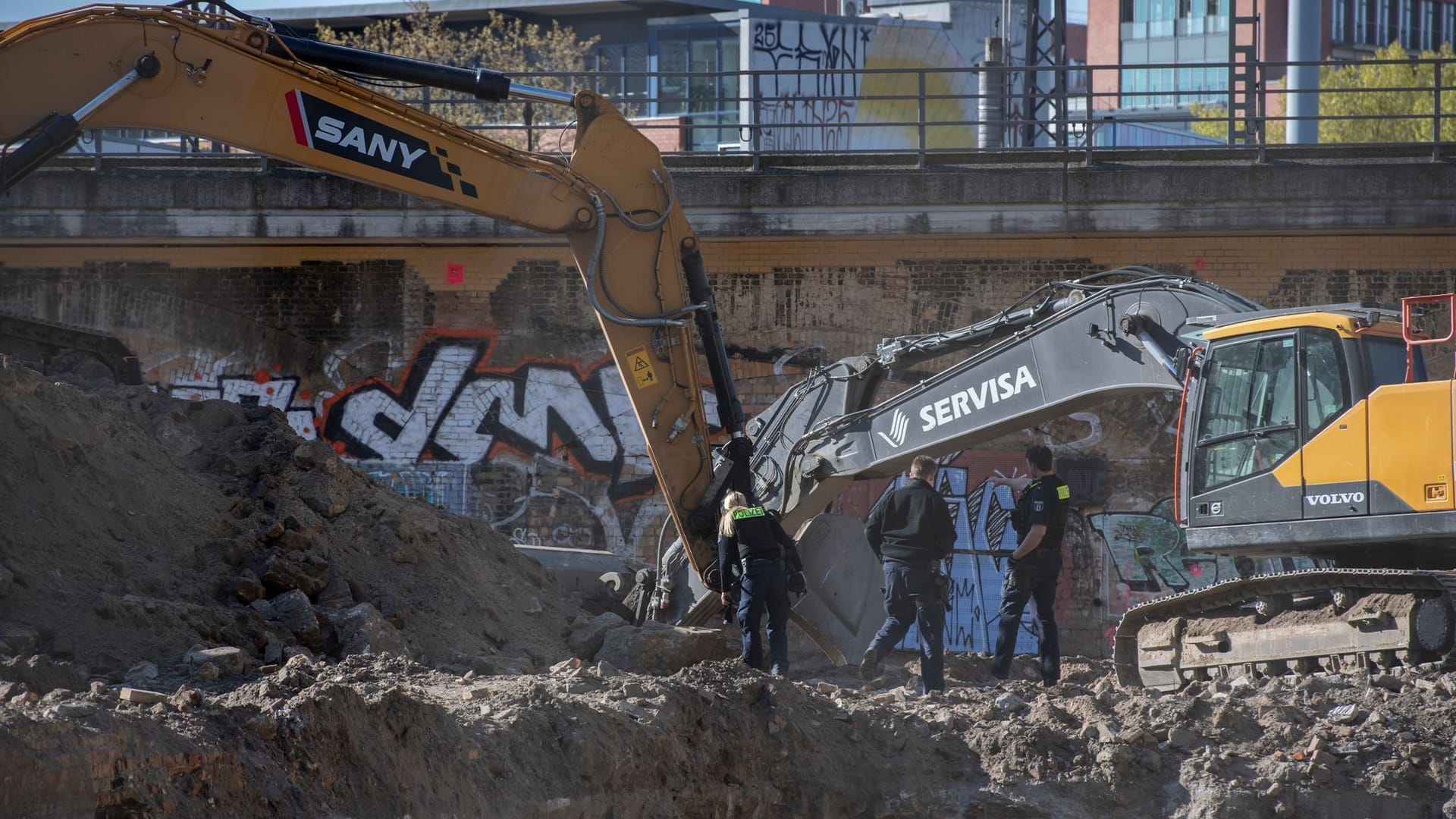 Bombenfund in Friedrichshain