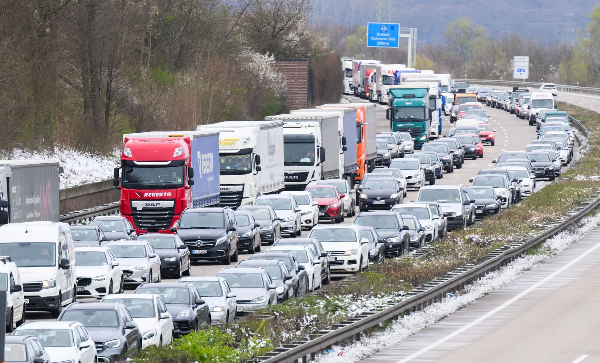 Staus erwartet
