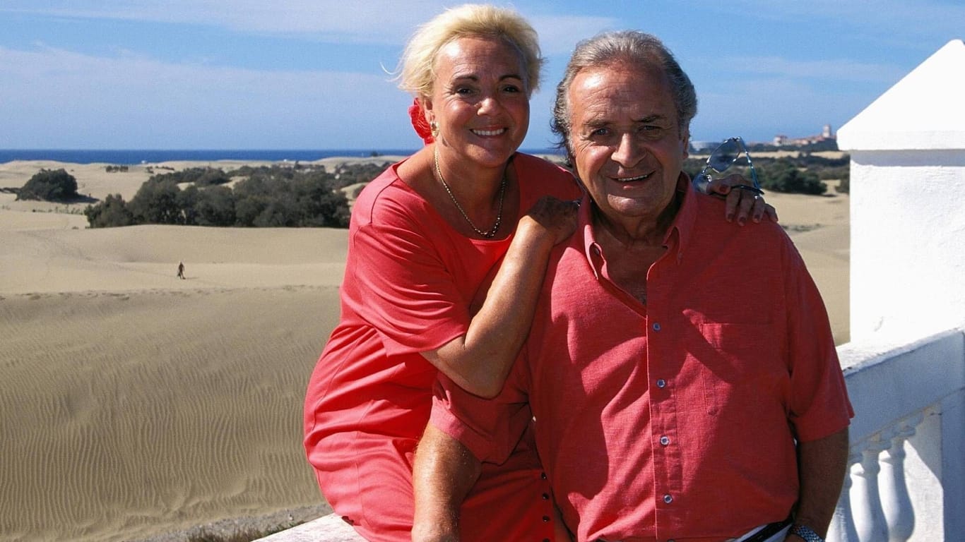 Gisela und Günter Wewel 2005 auf Gran Canaria.