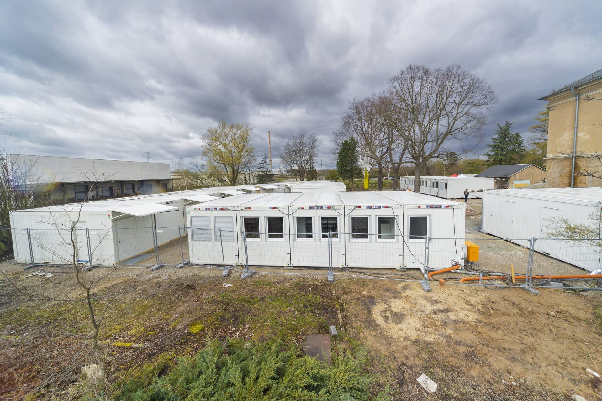 Flüchtlingsunterkunft in Dresden.