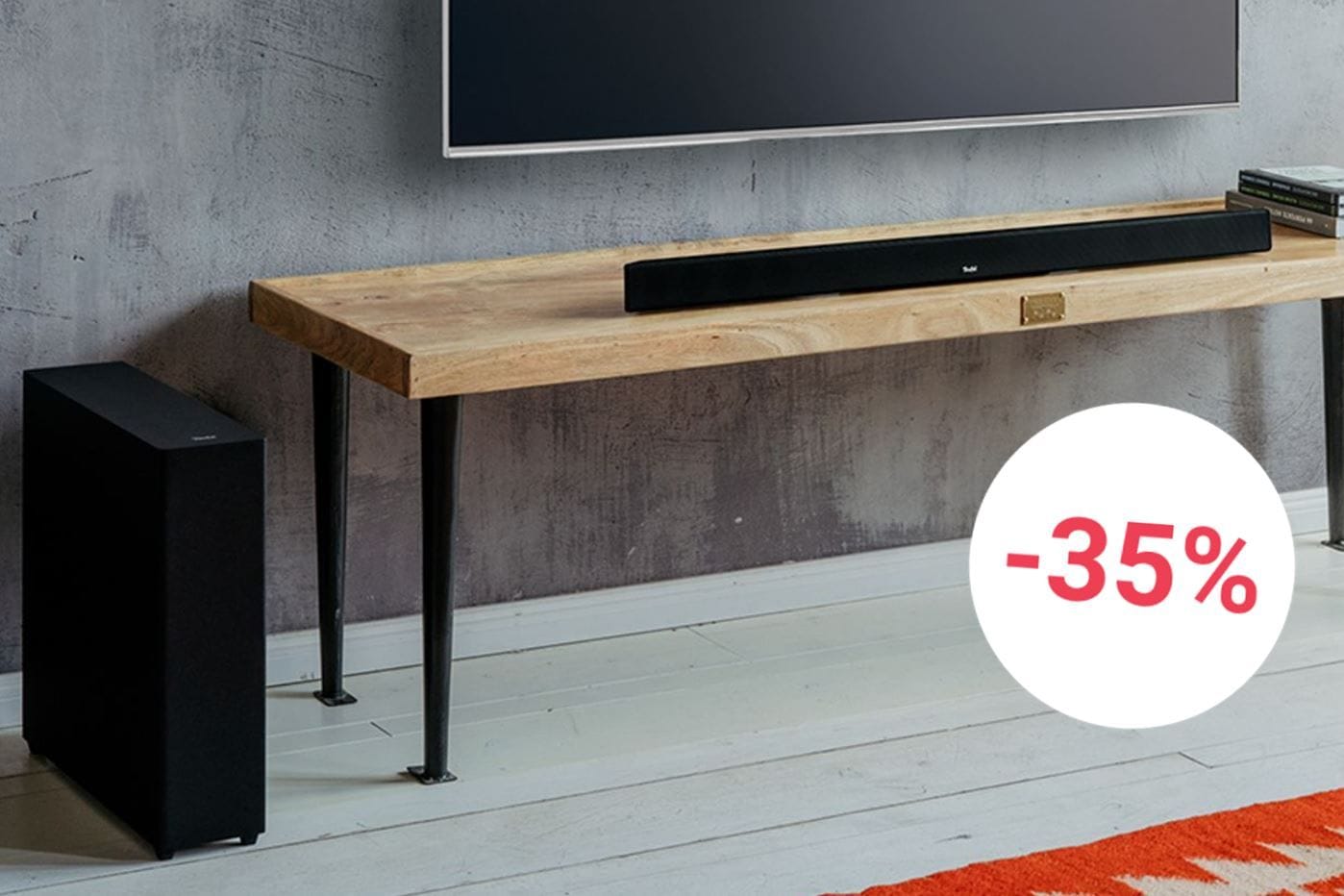 Teufel verkauft die "gut" getestete Soundbar Cinebar 11 mit Subwoofer wieder zum Tiefstpreis.