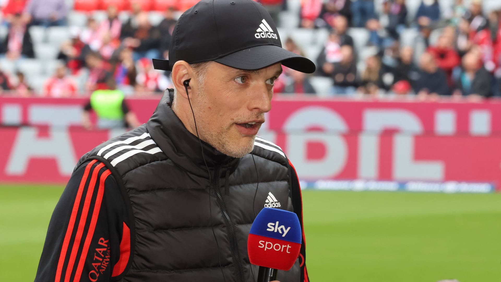 Thomas Tuchel: Am Sky-Mikrofon brachte er einen kuriosen Vergleich.