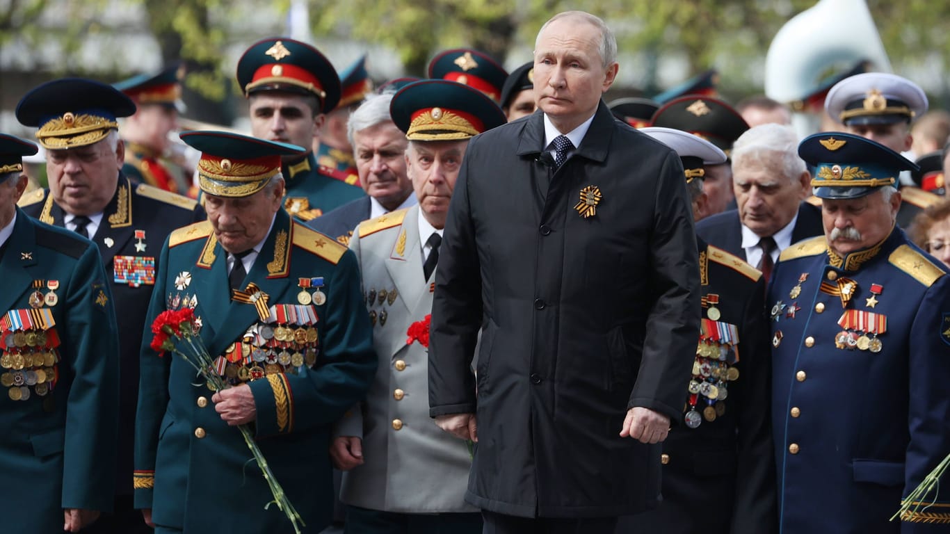 Wladimir Putin am 9. Mai 2022: Der russische Präsident versuchte den Feiertag zu nutzen, um seinen Krieg in der Ukraine zu legitimieren.