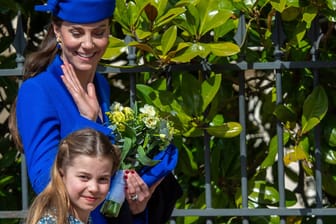 Prinzessin Kate mit Tochter Prinzessin Charlotte: Das Mädchen wird acht Jahre alt.