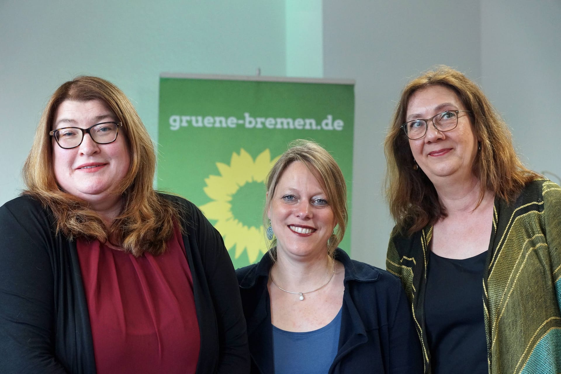 Anja Stahmann (l) war mit zwei weiteren Frauen, Karoline Linnert (r) und Maike Schaefer (m), in den Wahlkampf eingezogen.