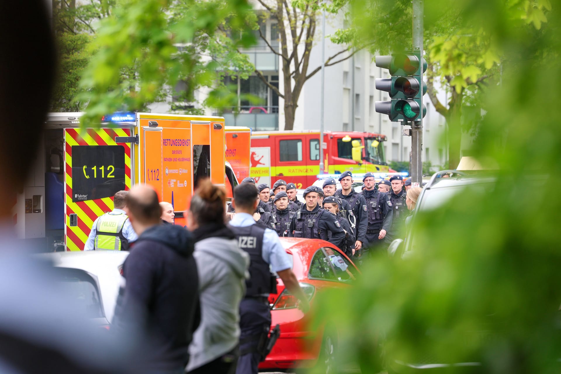 Ausnahmezustand in Ratingen (Archivbild): Jetzt zeigen die Bürger Solidarität mit den Einsatzkräften.