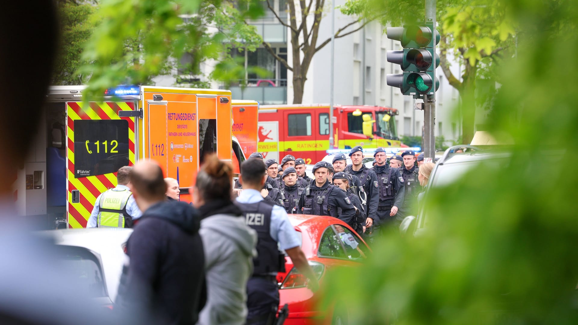 Ausnahmezustand in Ratingen (Archivbild): Jetzt zeigen die Bürger Solidarität mit den Einsatzkräften.