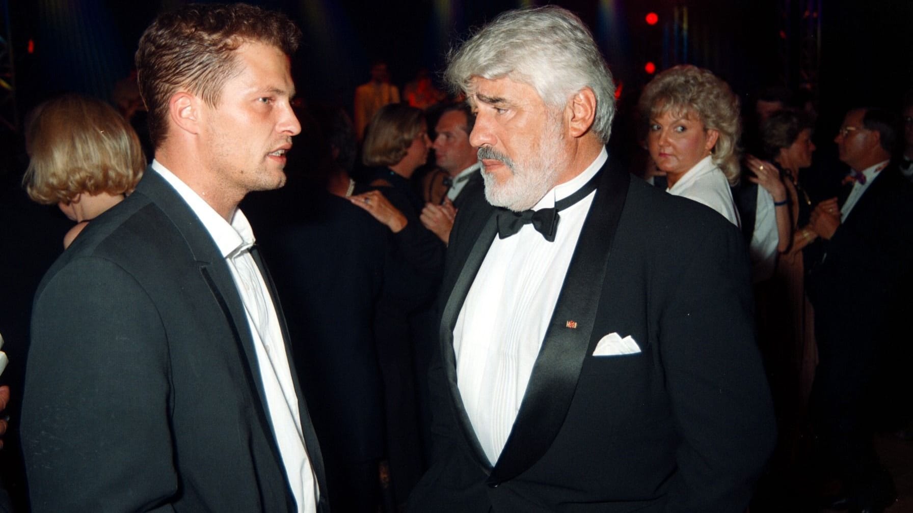 Schweiger und Adorf beim UFA-Filmball 1996.