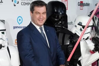 Markus Söder (Archivbild): Bayerns Ministerpräsident ist bekennender Star Wars-Fan.