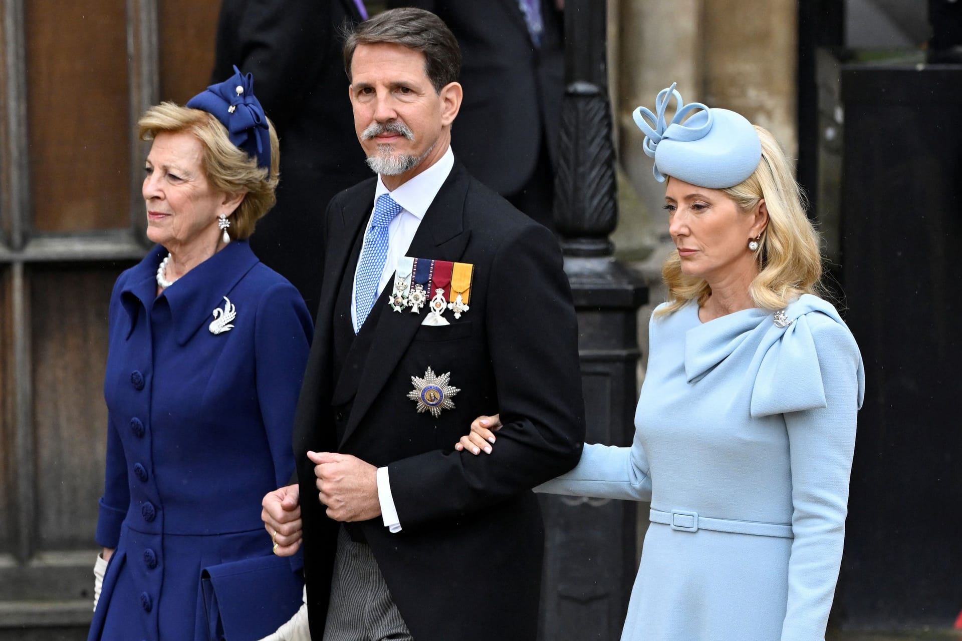 Die Royals aus Griechenland, Königin Anne-Marie, Kronprinz Pavlos und Kronprinzessin Marie-Chantal