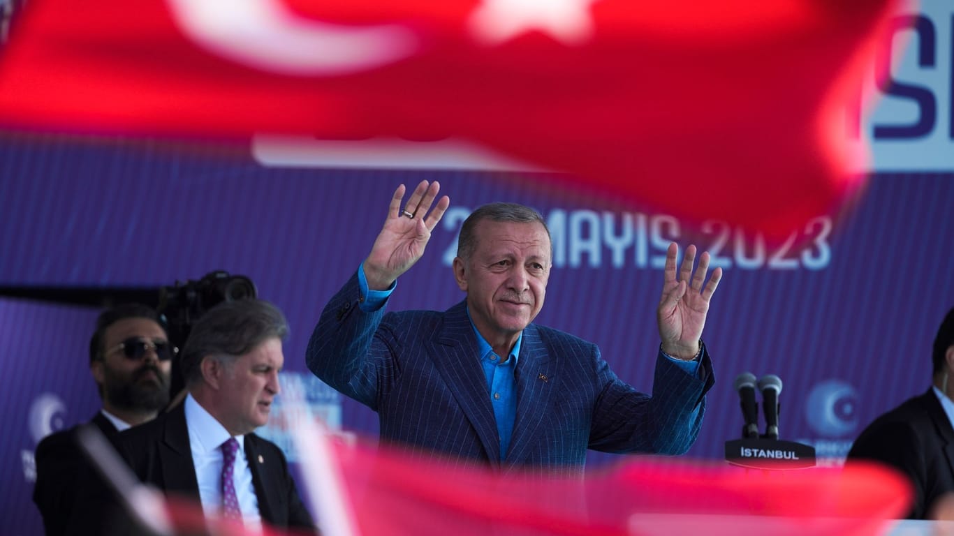 Der türkische Präsident Recep Tayyip Erdoğan: Seine Aussagen zum Terrorangriff der Hamas auf Israel sind heftig umstritten.