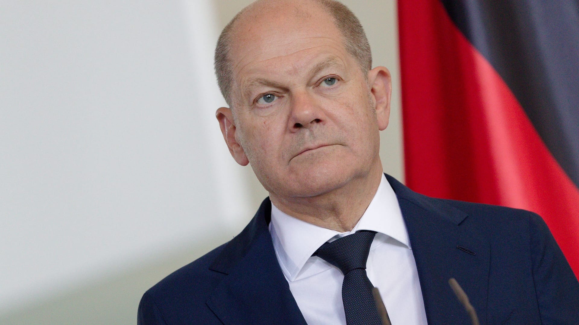 Olaf Scholz: Er kritisierte die Aktionen der "Letzten Generation".