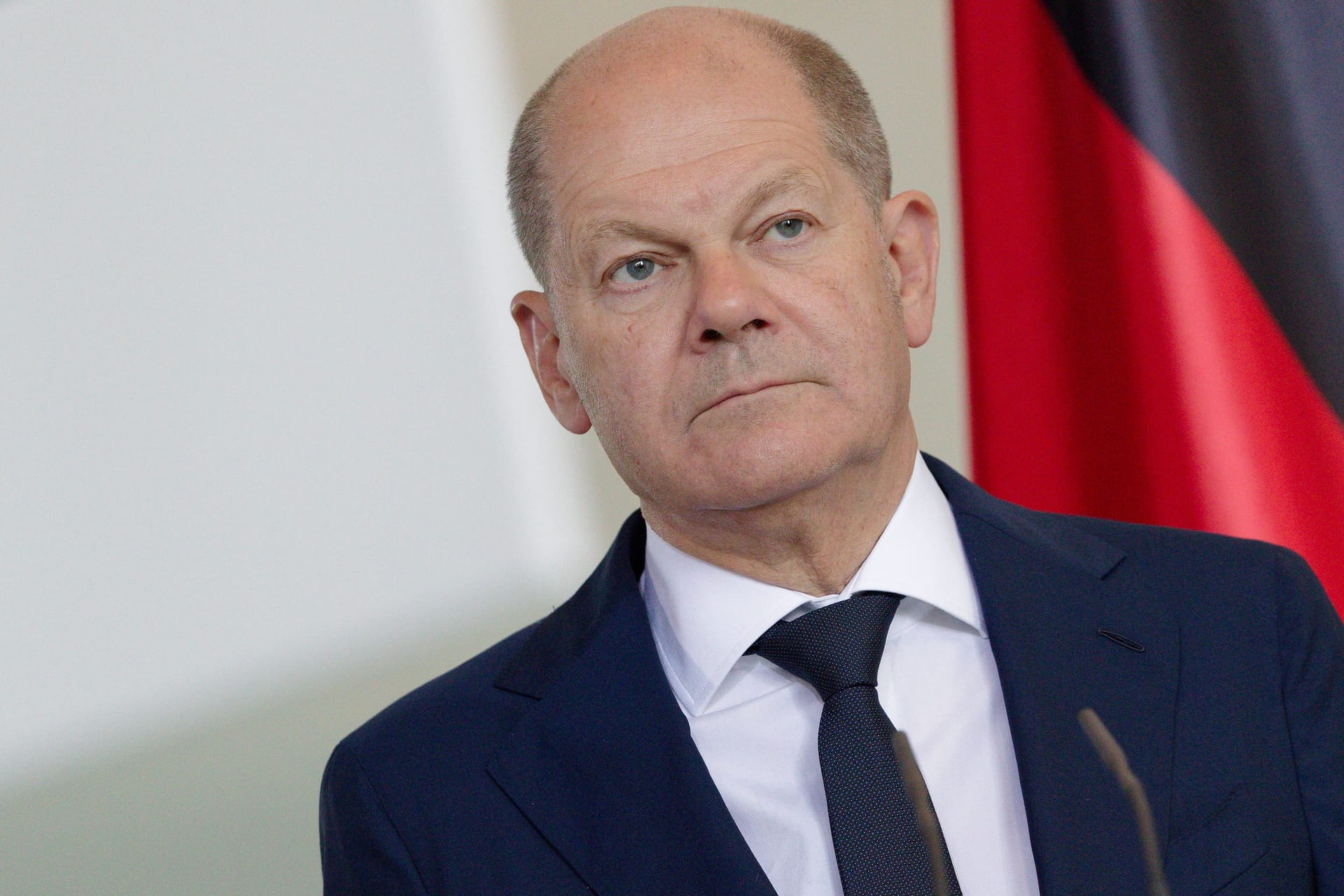 Olaf Scholz: Er kritisierte die Aktionen der "Letzten Generation".