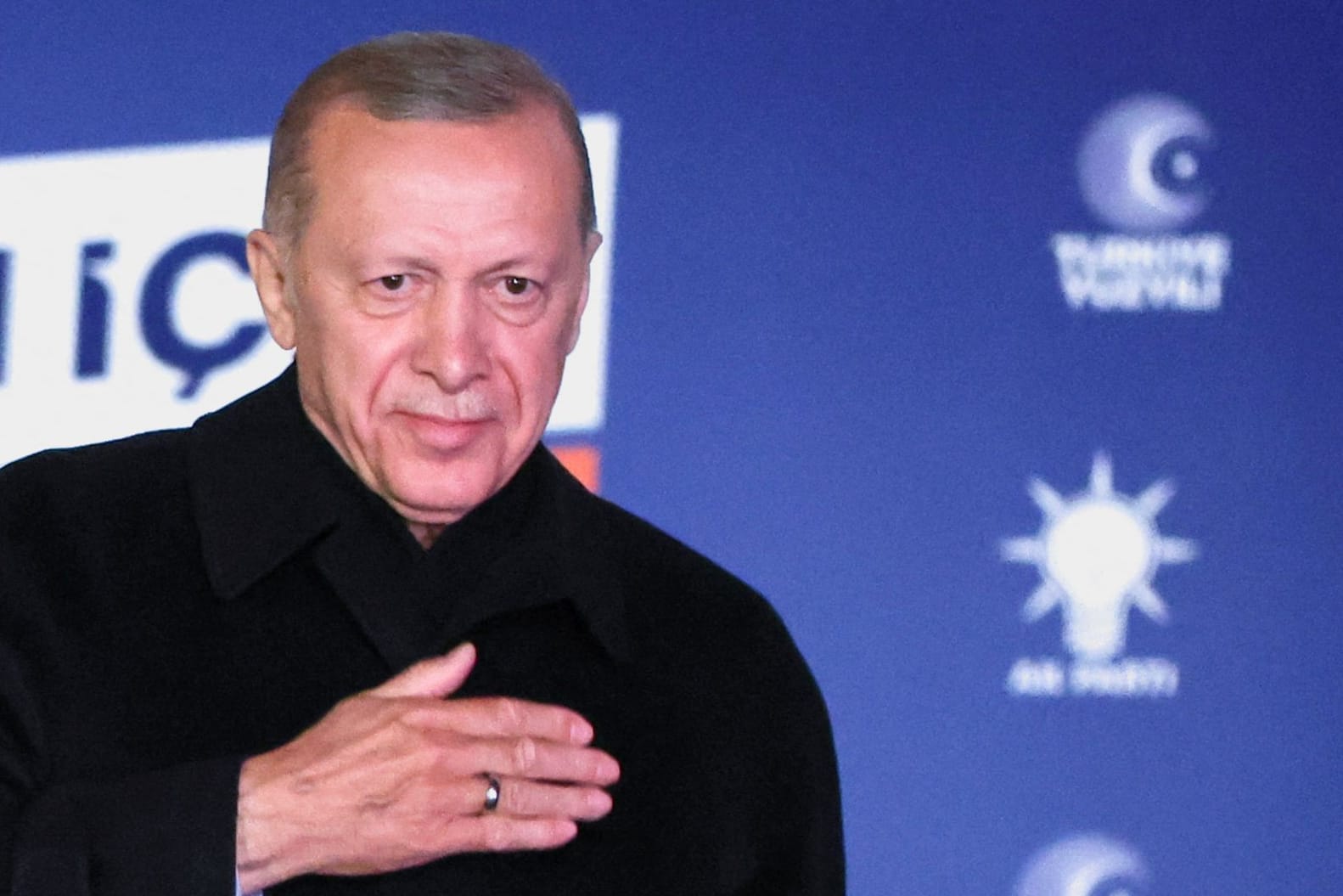 Recep Tayyip Erdoğan: Der amtierende Präsident liegt nach der ersten Wahlrunde in der Türkei vorne.