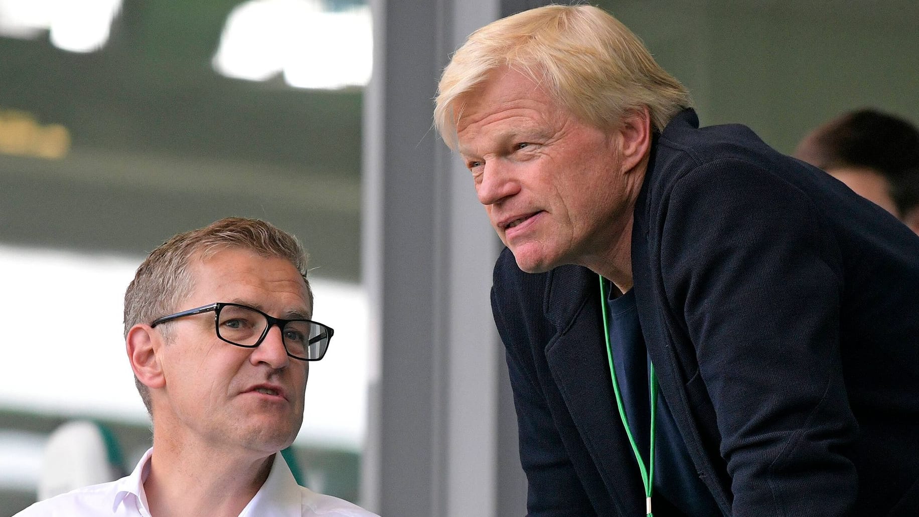 Jan Christian Dreesen (l.) könnte auf Oliver Kahn folgen.