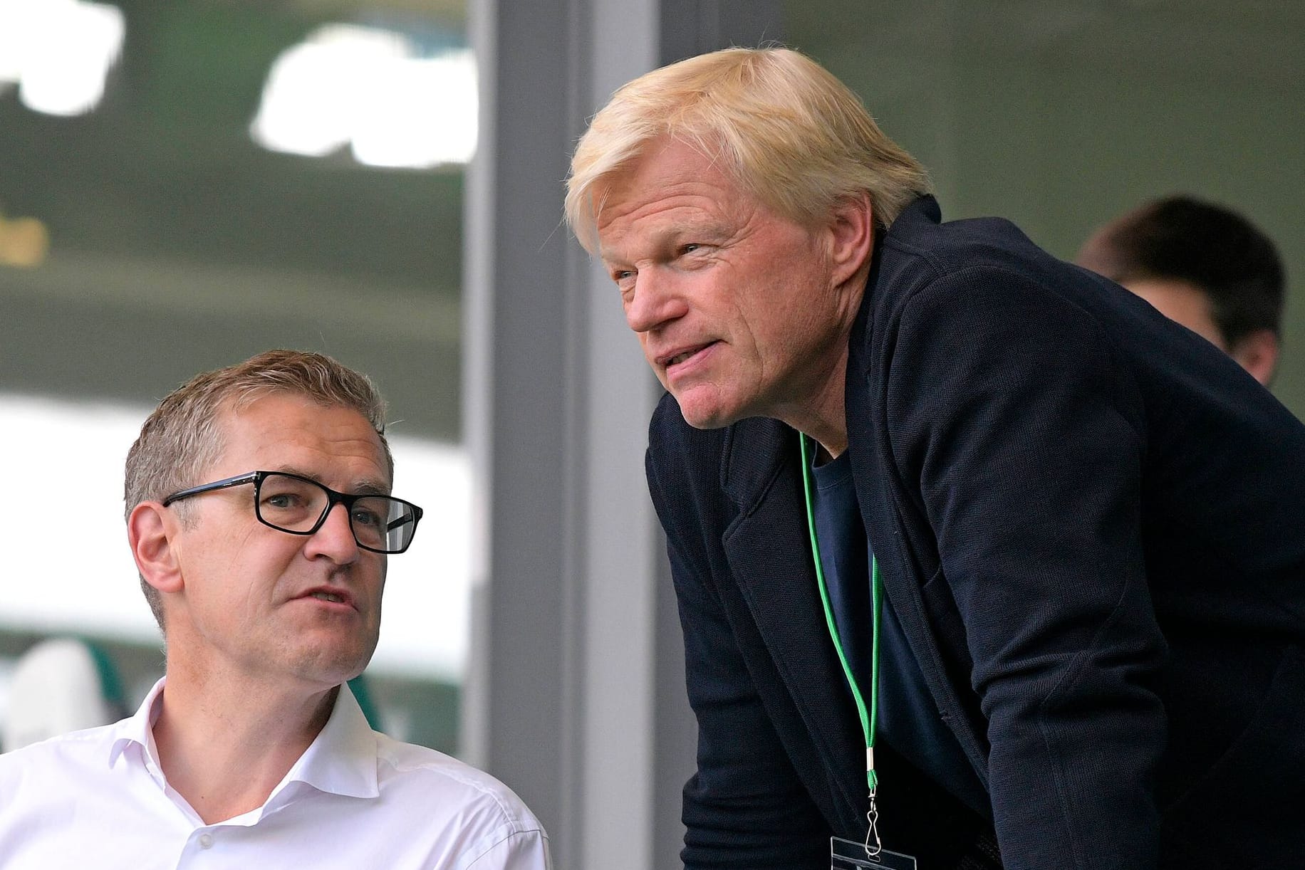 Jan Christian Dreesen (l.) könnte auf Oliver Kahn folgen.