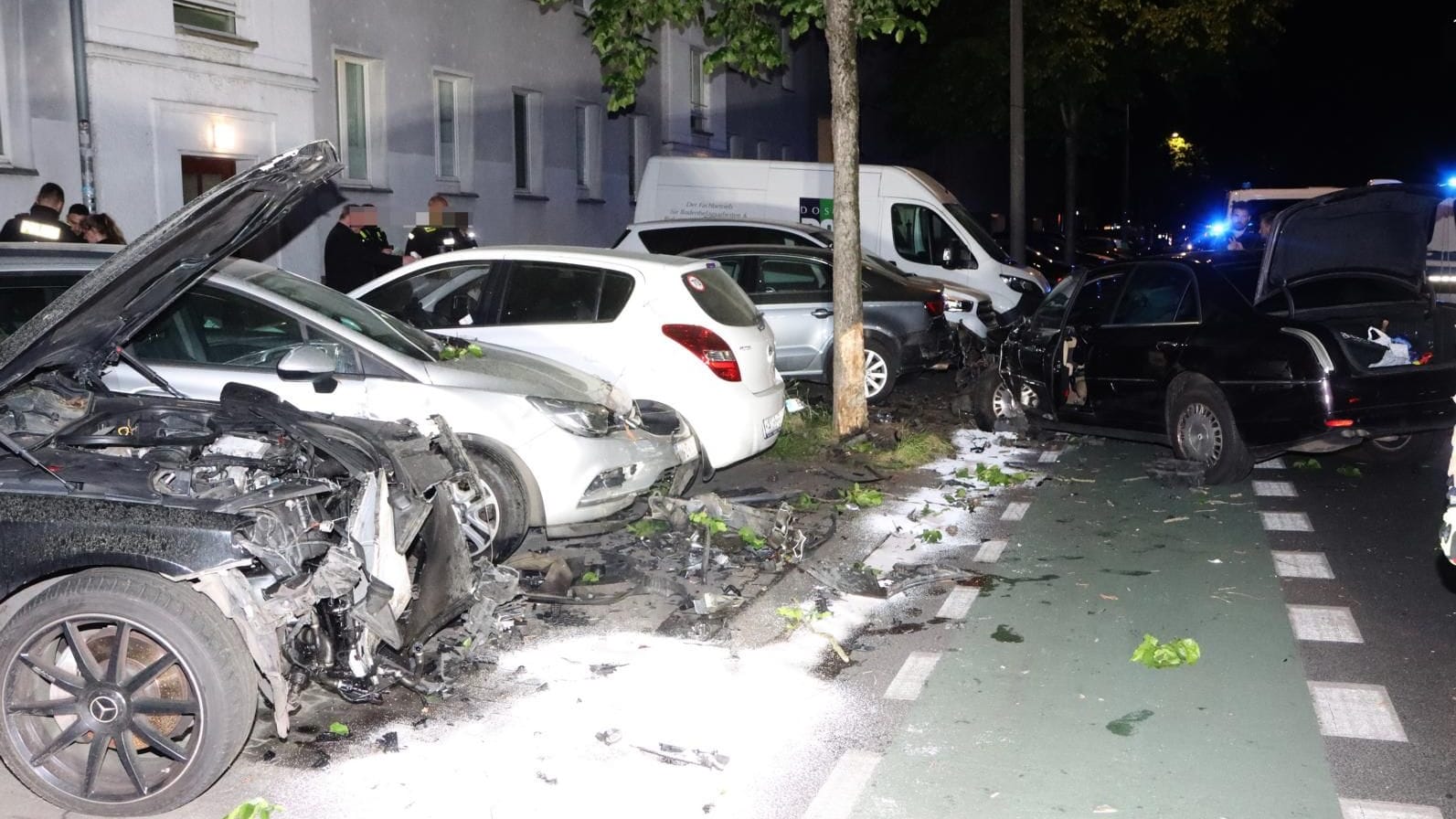 Unfall in Niederschöneweide: Der Verursacher blieb auf freiem Fuß.