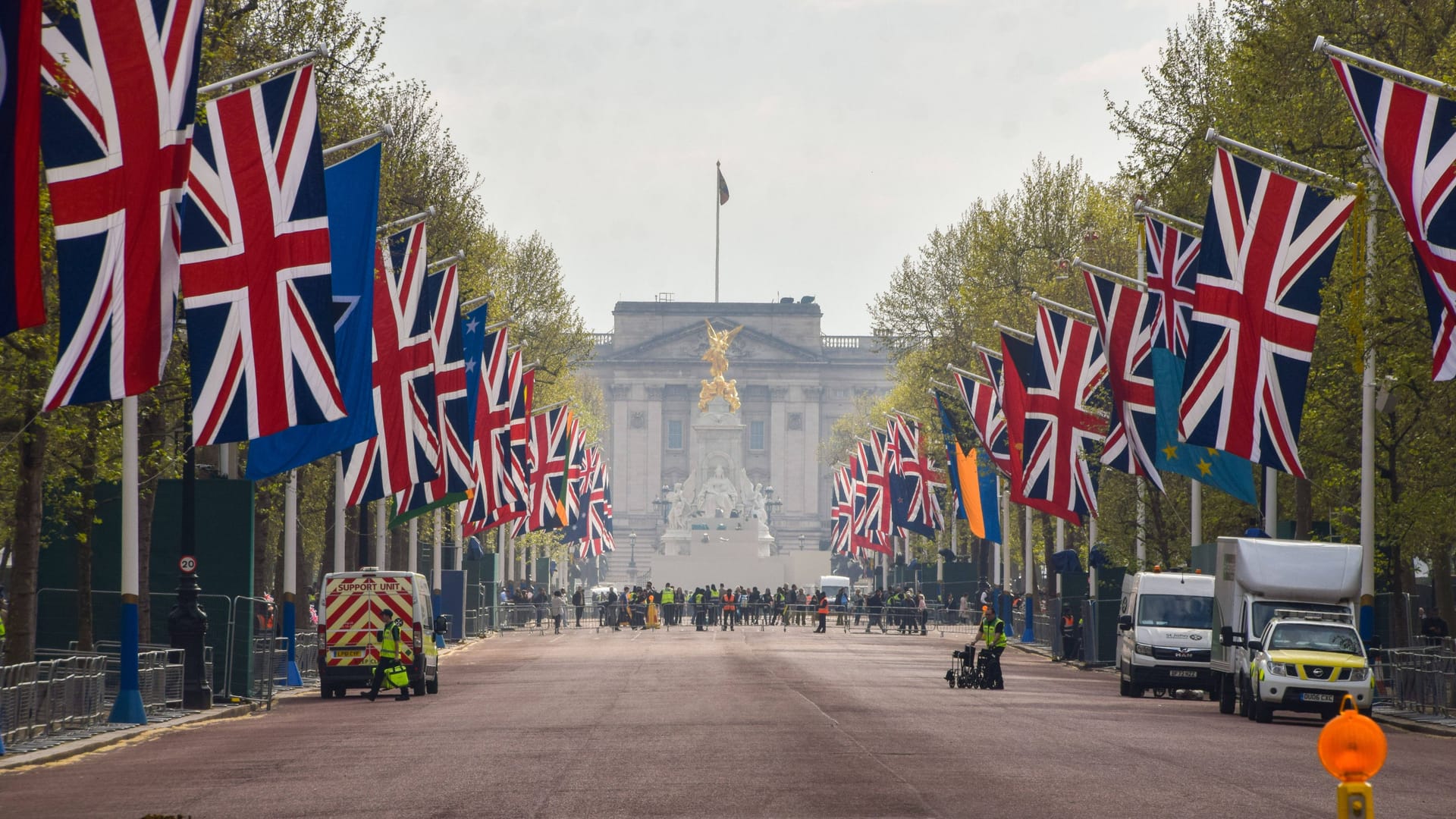 London ist vorbereitet: Doch nicht nur im Vereinigten Königreich herrscht noch eine Monarchie.