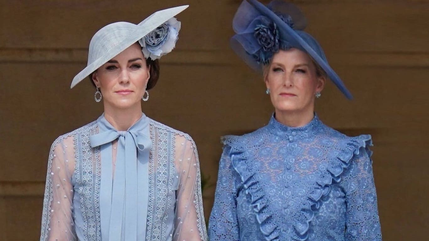 Prinzessin Kate und Herzogin Sophie: Die beiden punkteten mit ihrer Kleiderwahl.