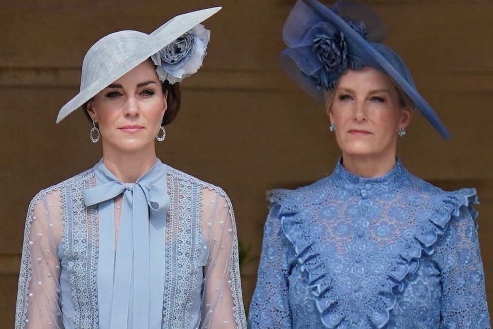 Prinzessin Kate und Herzogin Sophie: Die beiden punkteten mit ihrer Kleiderwahl.