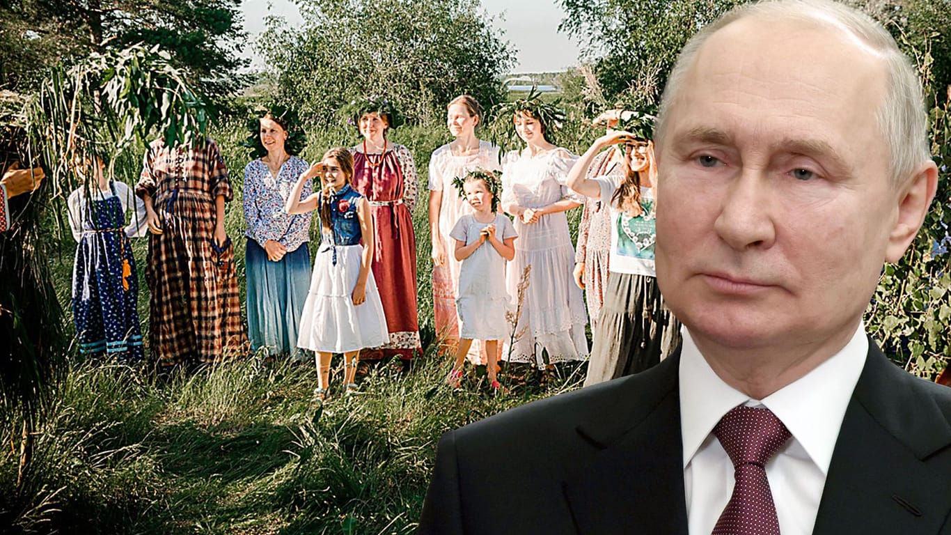 Wladimir Putin und die Anastasia-Bewegung: Die Verehrung für den russischen Präsidenten ist innerhalb der Szene groß.