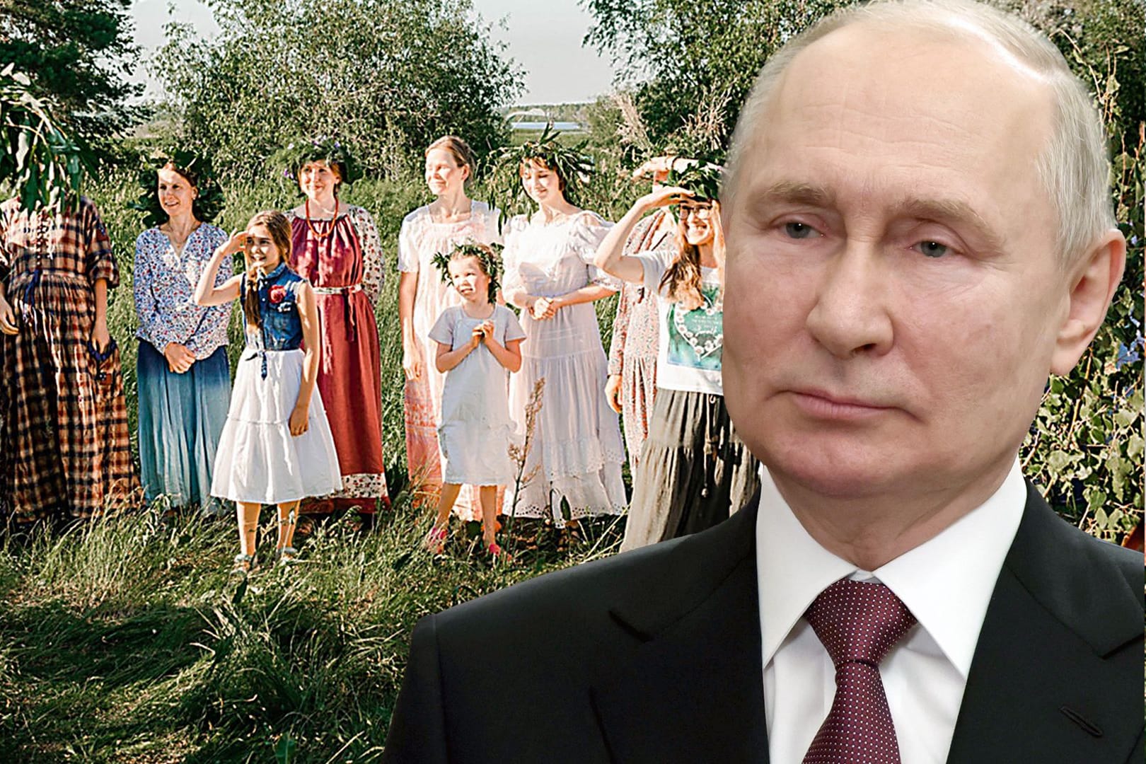 Wladimir Putin und die Anastasia-Bewegung: Die Verehrung für den russischen Präsidenten ist innerhalb der Szene groß.