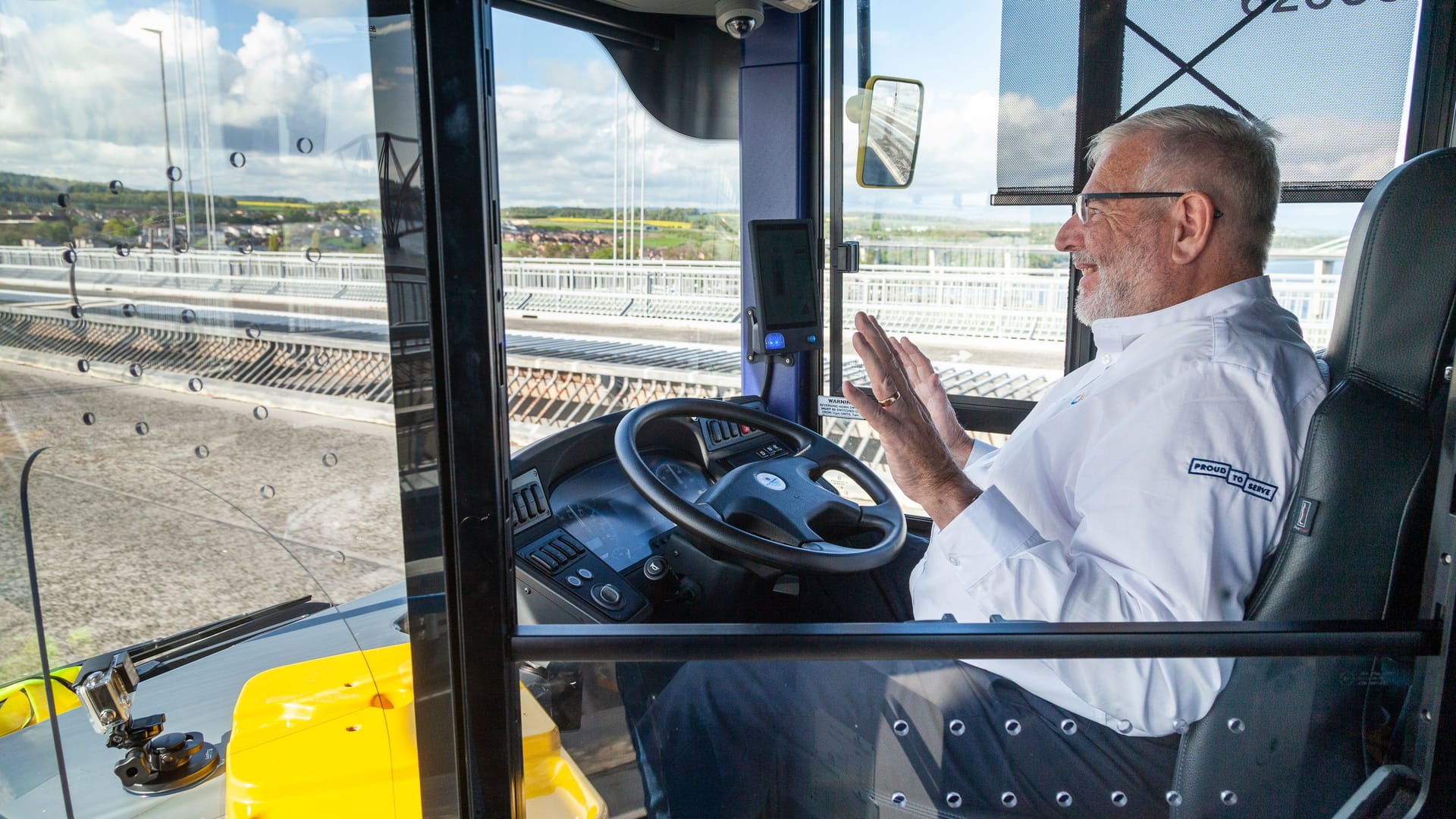 Unter Beobachtung: Aktuell braucht es noch Fahrer, um die Busse zu beaufsichtigen.