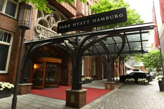 Das ehemalige 5-Sterne-Hotel "Park Hyatt" in Hamburg: Es ist seit Ende 2022 geschlossen.