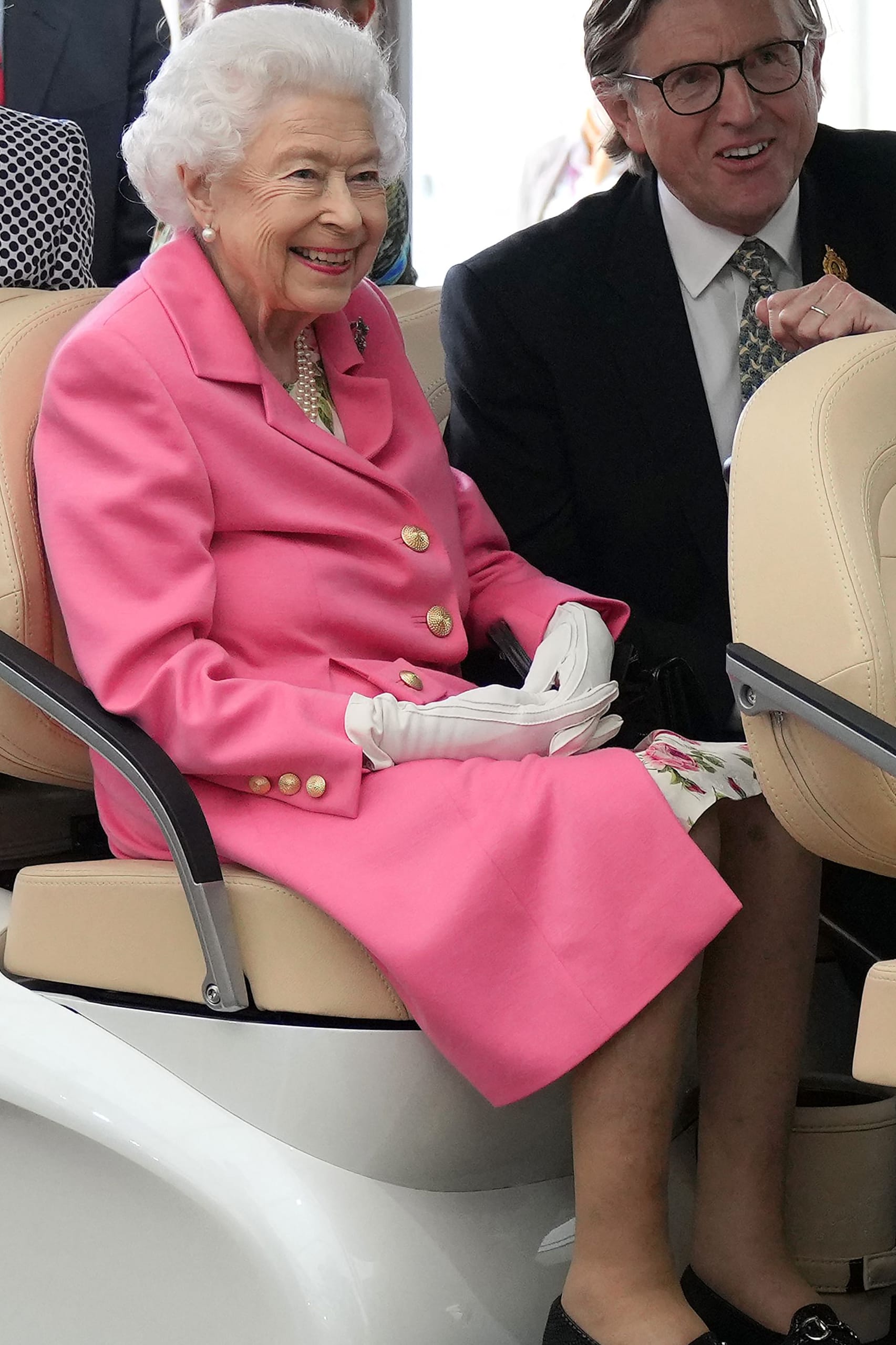 So erschien Queen Elizabeth II. im Mai 2022 bei der "Chelsea Flower Show" in London.
