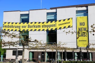 Protestaktion am niedersächsischen Landtag: Greenpeace-Aktivisten hatten dabei auch das Gebäude beschädigt.