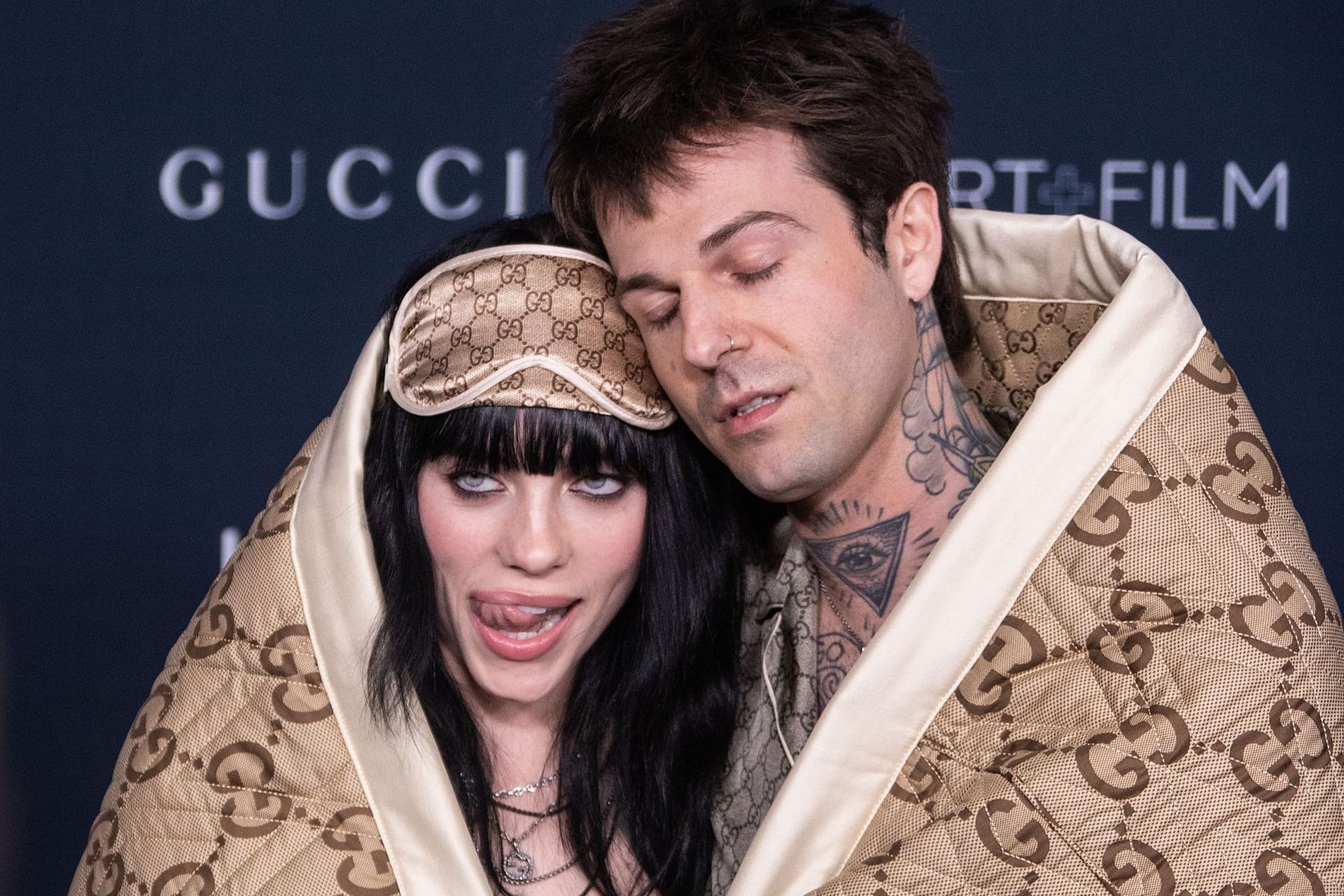 Billie Eilish (l.) und Jesse Rutherford bei einem Event in Los Angeles: Das Paar hat sich jetzt getrennt.