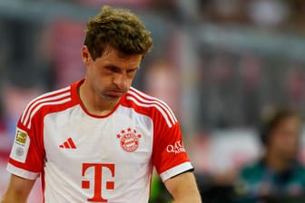 Thomas Müller: Er kann mit den Bayern am Sonntag die Tabellenführung verlieren.