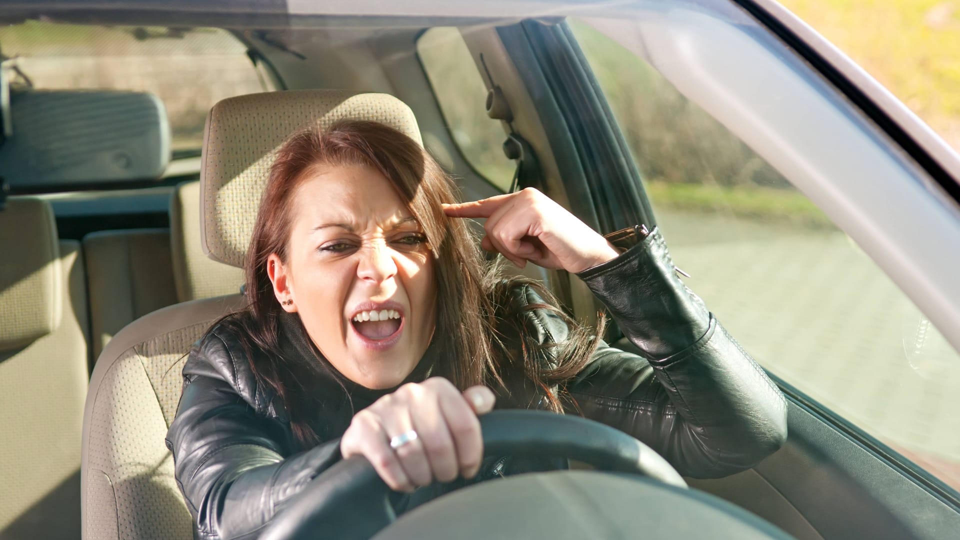 Wut im Auto: In einer deutschen Stadt wird besonders häufig geflucht.