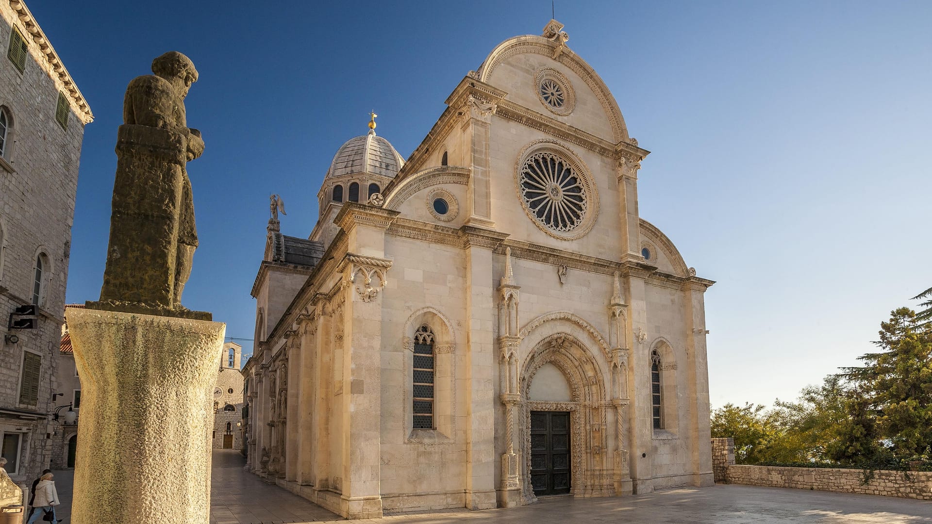 Sie ist eines der bedeutendsten Bauwerke von Šibenik: die Kathedrale des Heiligen Jakob