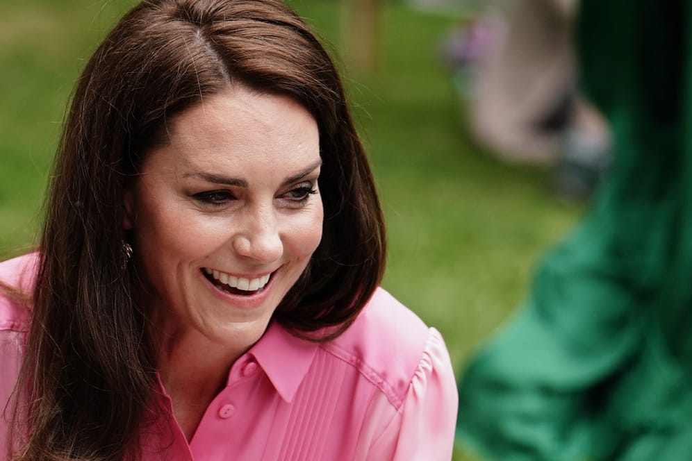 Prinzessin Kate: Am Montag zeigte sie sich in einem sommerlichen Look.