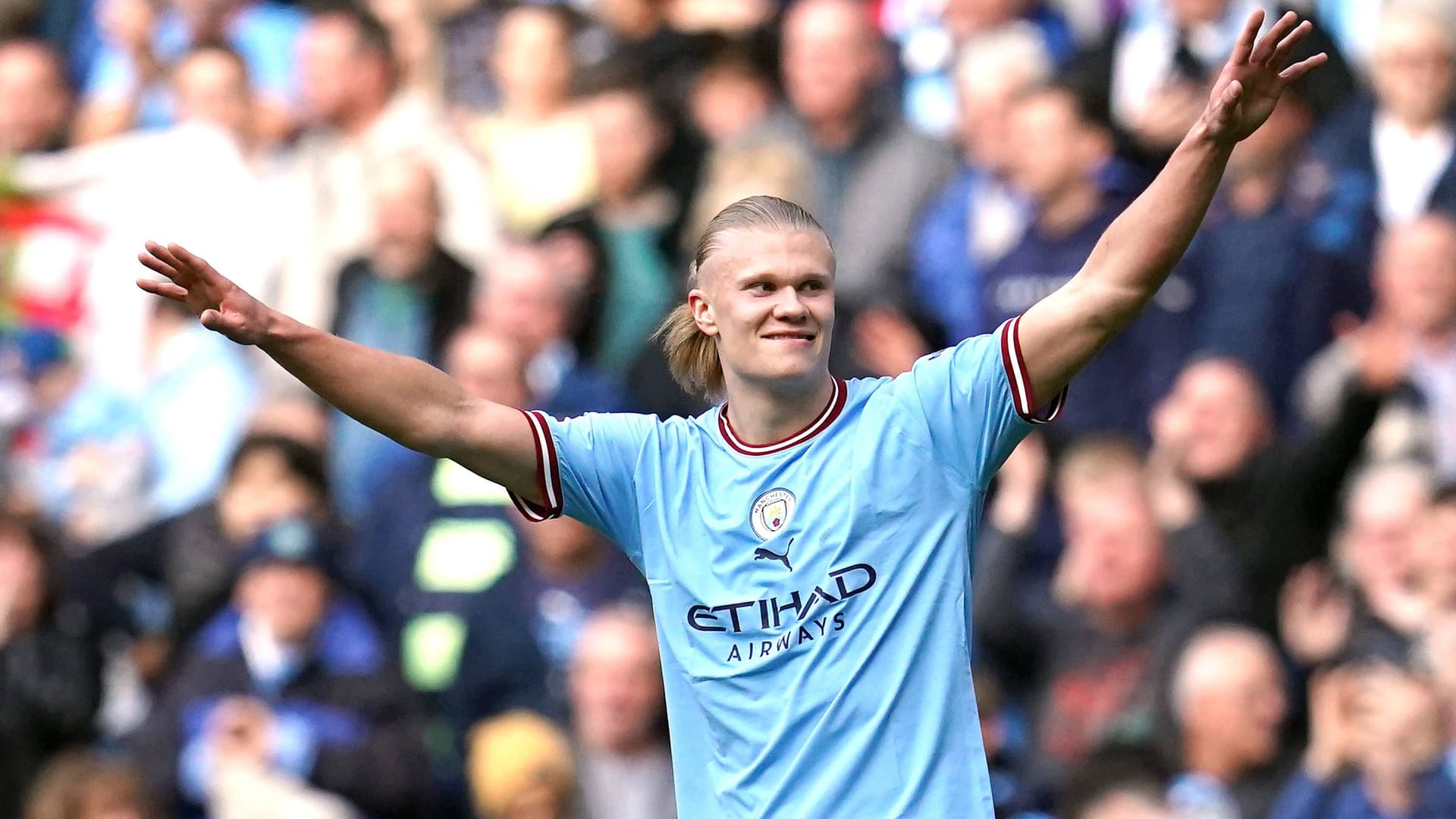 Erling Haaland: In seinem ersten Jahr bei Manchester City bricht er alle Rekorde.