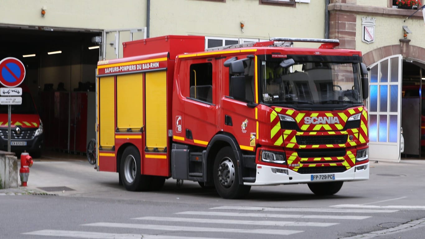 Französisches Feuerwehrfahrzeug (Symbolbild):