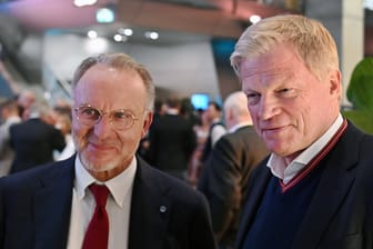 Karl-Heinz Rummenigge (l.): Lothar Matthäus bringt ihn als Kahn-Nachfolger wieder ins Gespräch.