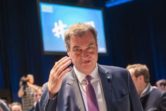 Nürnberg: Markus Söder während des CDU-Parteitags
