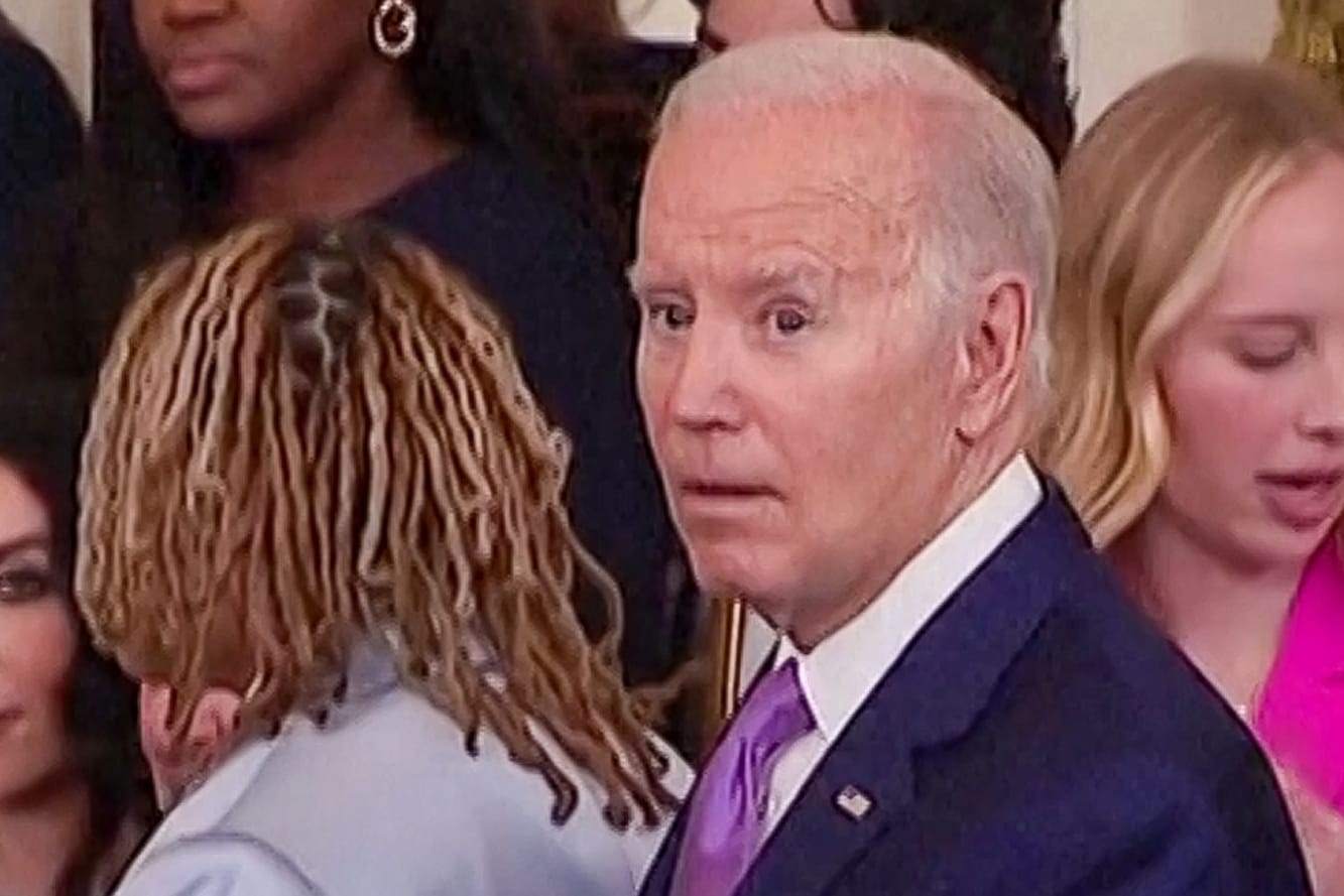 Vorfall während einer Rede von Joe Biden