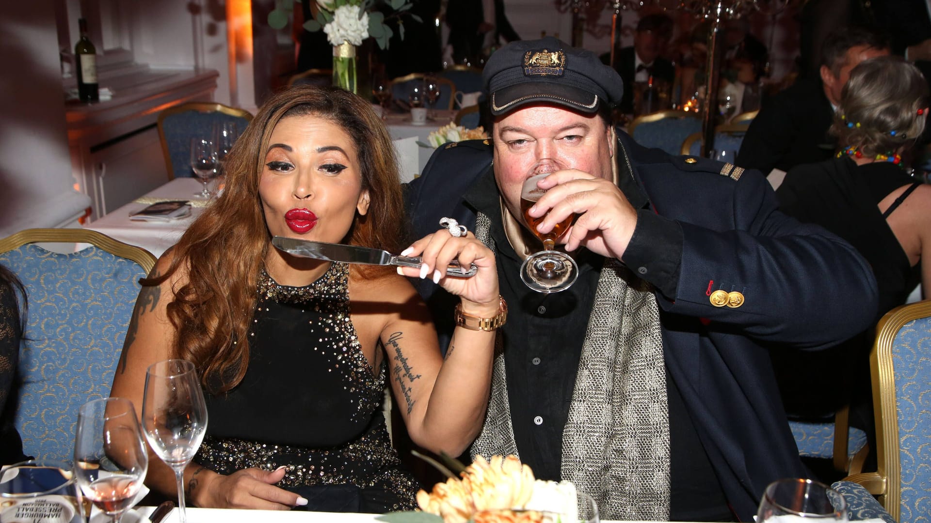 Ein Bild aus glücklicheren Tagen: Patricia Blanco und Andreas Ellermann beim Hamburger Presseball im Hotel Atlantic Kempinski.