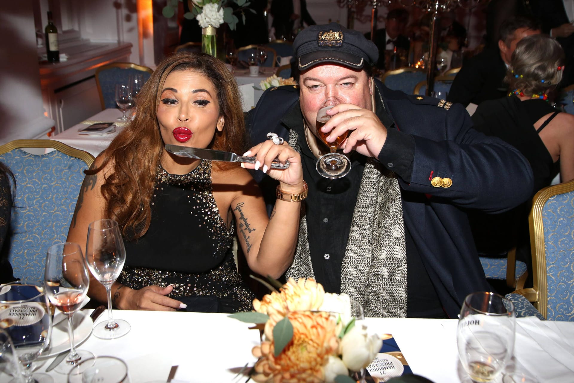 Ein Bild aus glücklicheren Tagen: Patricia Blanco und Andreas Ellermann beim Hamburger Presseball im Hotel Atlantic Kempinski.