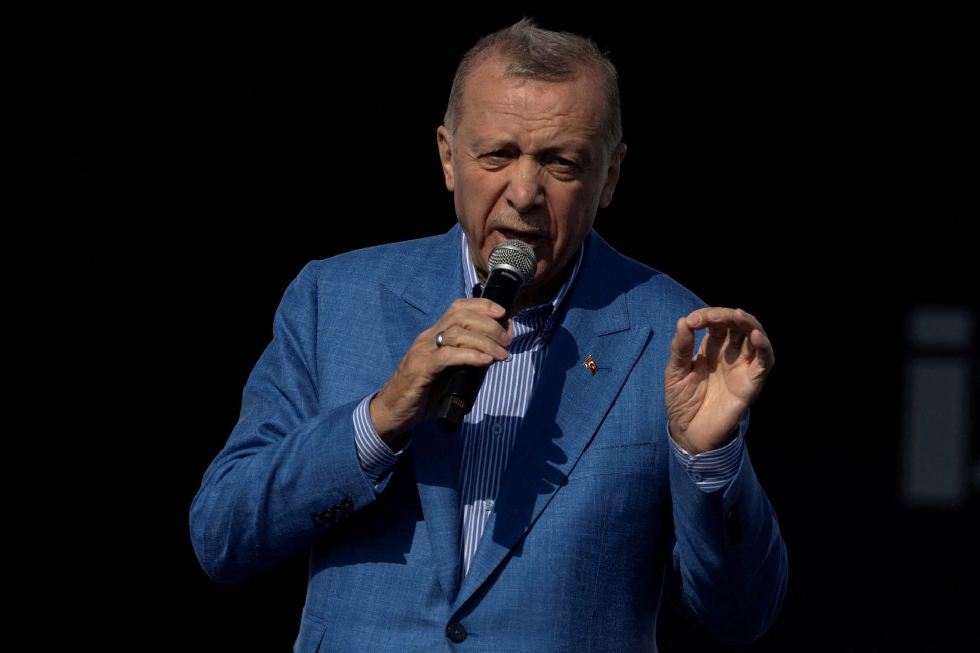 Wahlkämpfer Erdogan will die Pläne seines Herausforderers Kılıçdaroğlu toppen.