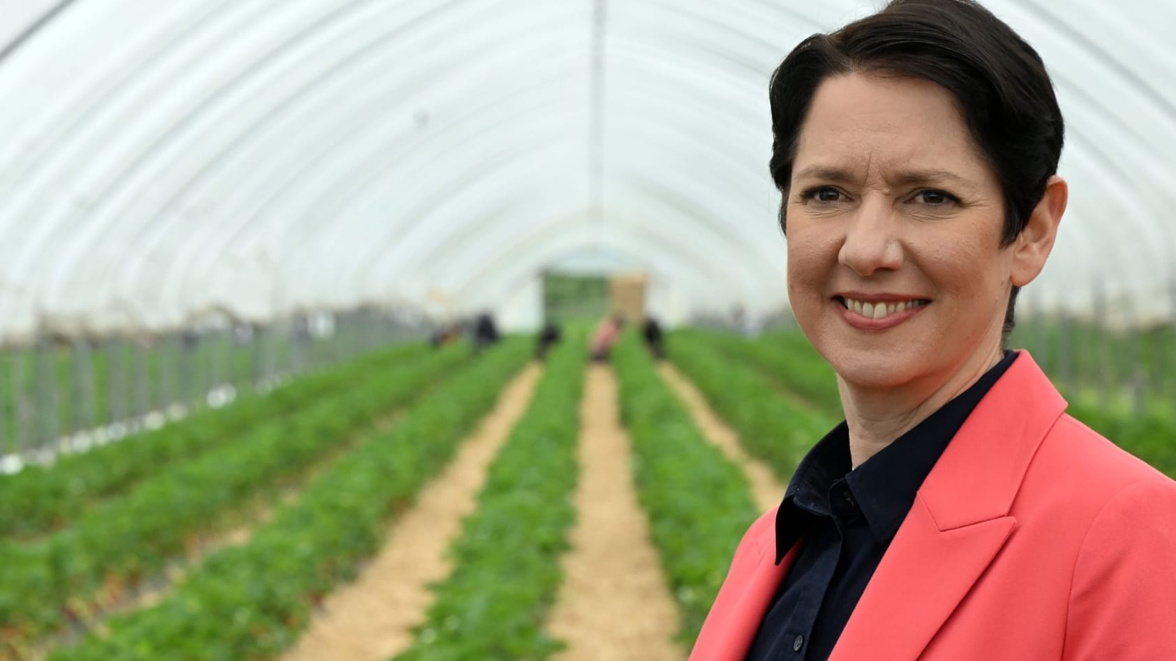 Silke Gorißen: Sie ließ sich vegetarische Canelloni schmecken. Das führte zu Unmut in ihrer Partei.