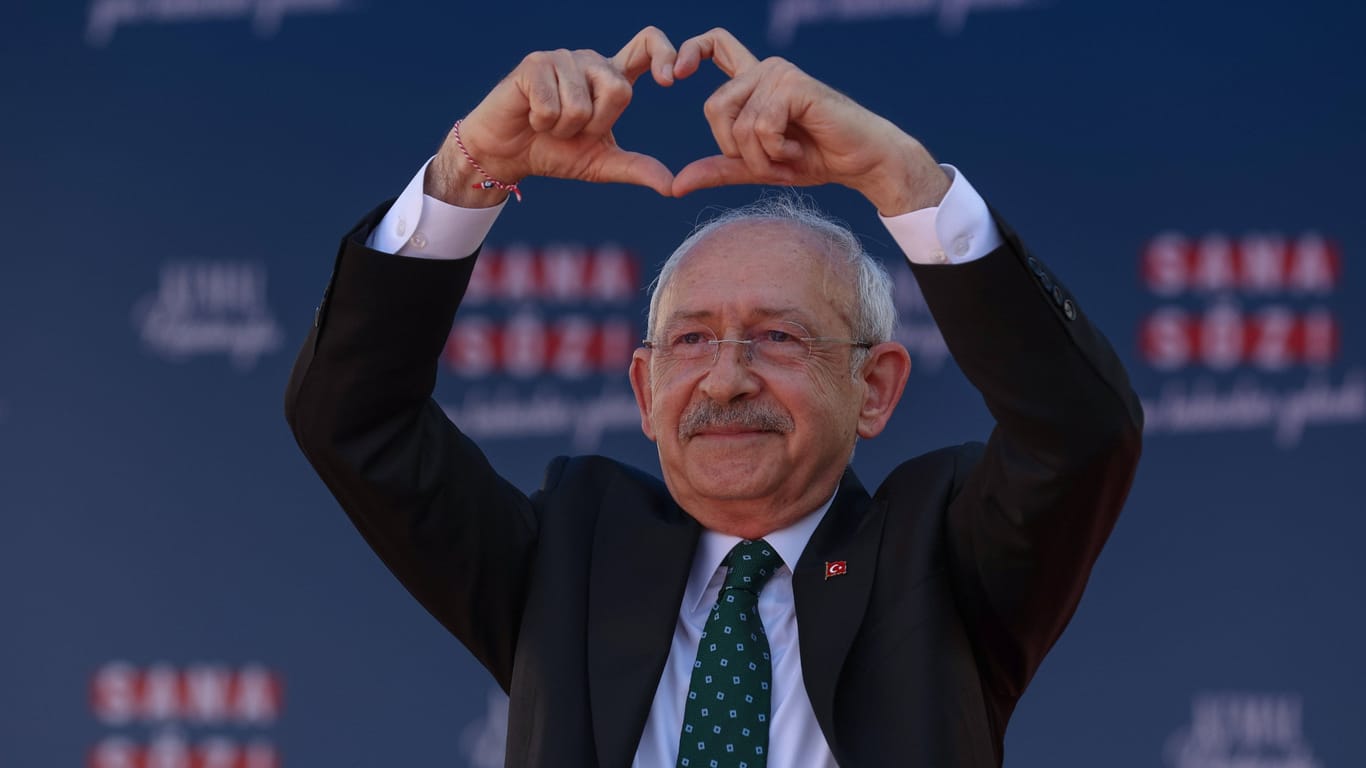 Kemal Kılıçdaroğlu: Kurz vor der Präsidentschaftswahl in der Türkei liegt der CHP-Kandidat in den Umfragen in Führung.