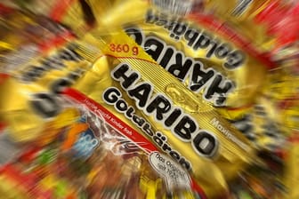 Tüten Haribo Gummibärchen: Mitarbeiter dürfen so viel essen, wie sie wollen.